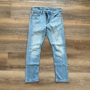 Levis. 510. Men. 30x30. Light Blue. 75% Cotton.